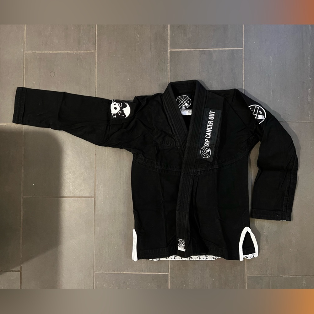 Inverted Gear Tap Cancer Out BJJ Gi A0S